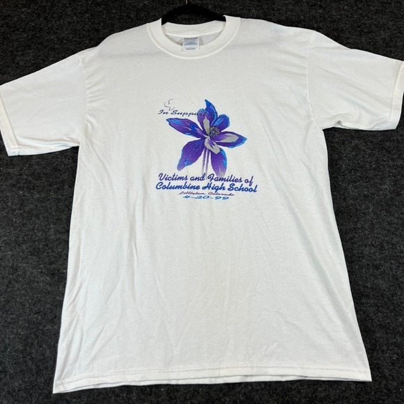 Gildan Other - Vintage 1999 Columbine High School Memorial T-Shirt Gildan Ultra Cotton Large